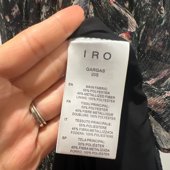 IRO Gargas Printed Metallic Dress - Picture 6 of 6